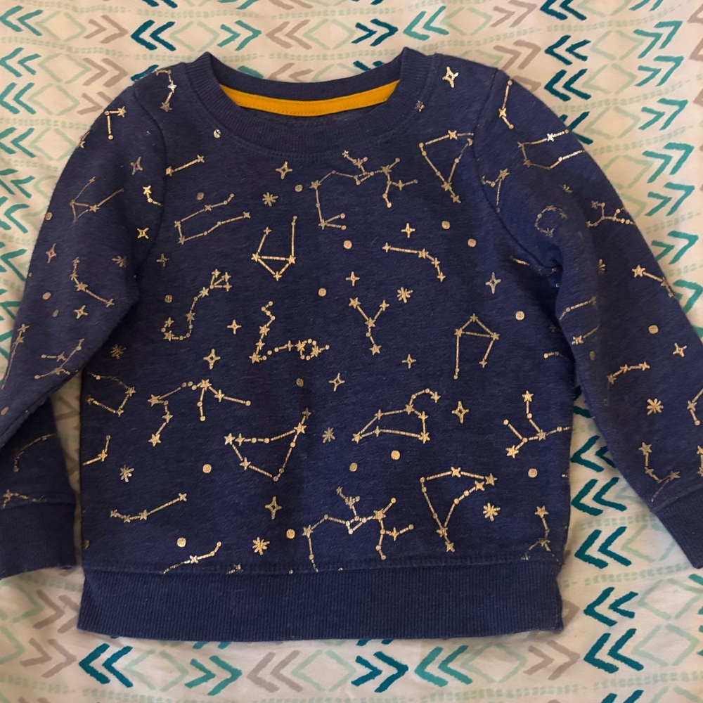 Cat & Jack Navy Constellation Sweatshirt